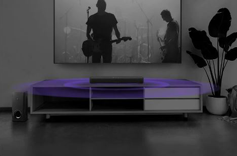 SR-C30A Compact Sound Bar with Wireless Subwoofer